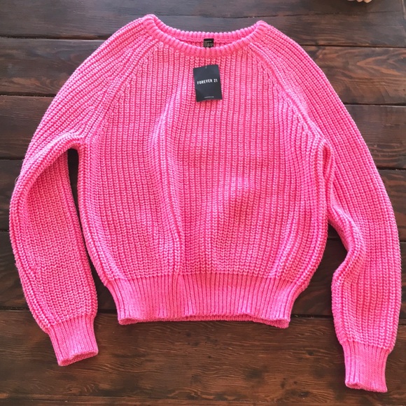 bubblegum pink sweater
